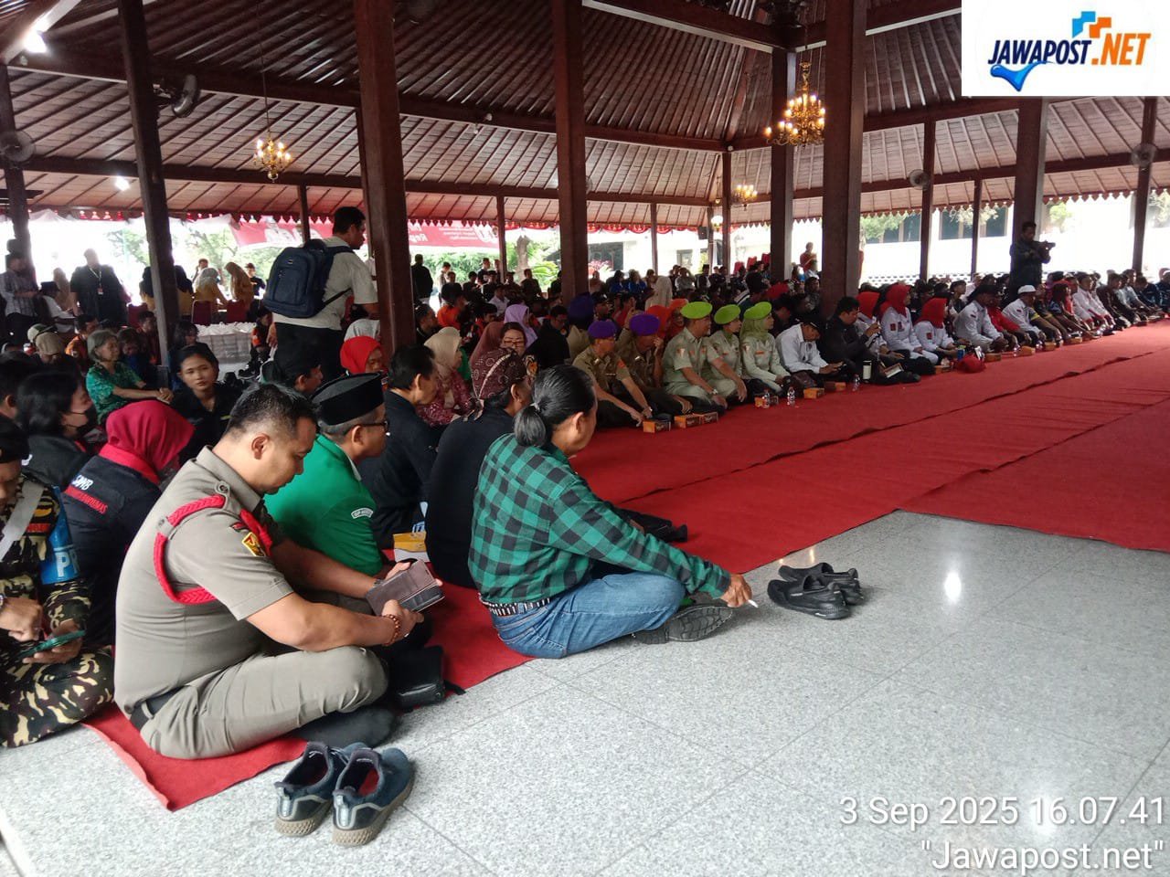 Ratusan Elemen Warga Banyumas Gelar Deklarasi Damai dan Doa Bersama