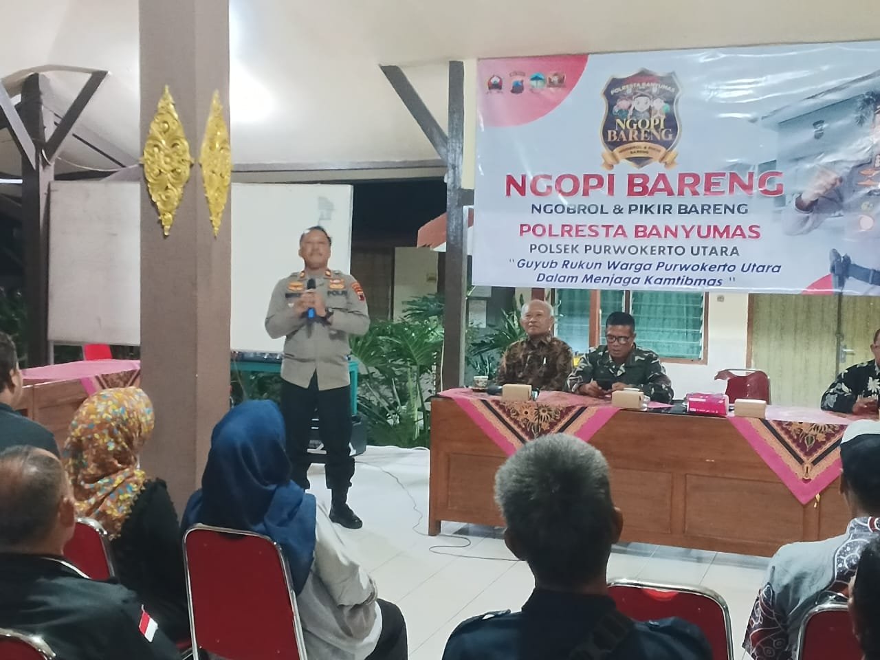 Polsek Purwokerto Utara Gelar “Ngopi Bareng