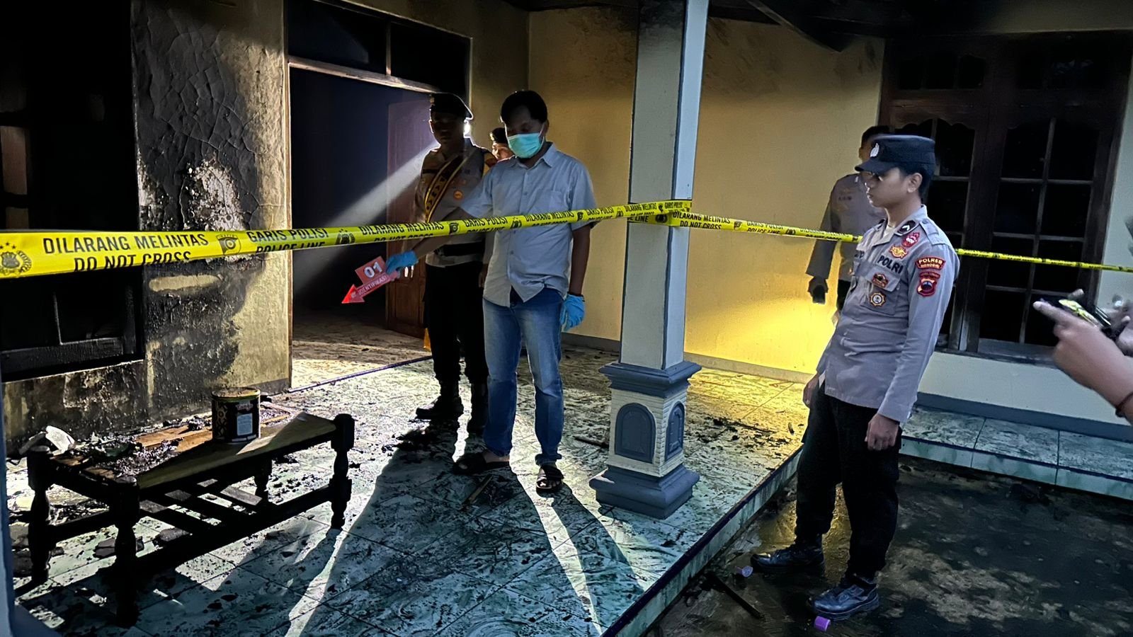 Dugaan Pembakaran Rumah di Girimarto, Polisi Telusuri Motif dan Identitas Pelaku
