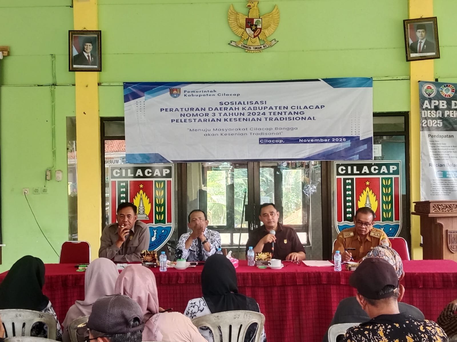 Pemkab Cilacap Dorong Pelestarian Kesenian Tradisional Lewat Sosialisasi Perda di Desa Pekuncen