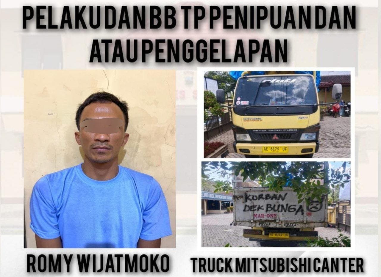 Kurang dari 24 Jam, Satreskrim Polres Sragen Bekuk Pelaku Penipuan dan Penggelapan Truk Antar Provinsi