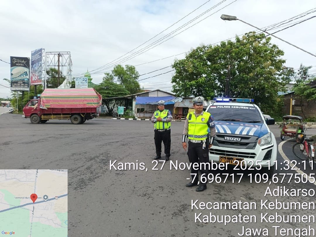 Polantas Kebumen Gelar Patroli, Pantau Kerawanan Lalu Lintas
