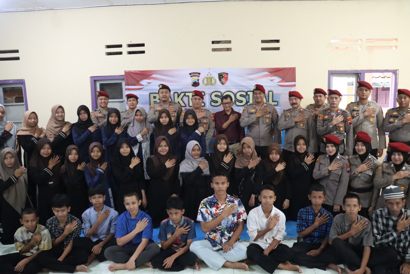 Satreskrim Polresta Banyumas Gelar Bakti Sosial di Tiga Panti Asuhan