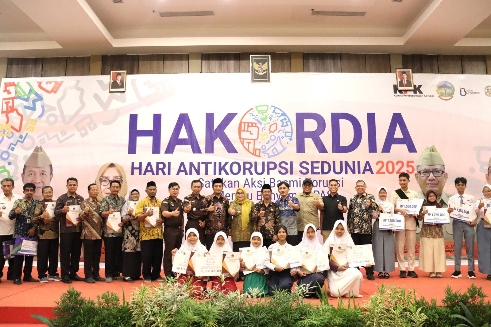 Wabup Lintarti di Puncak Hakordia : Korupsi Musuh Bersama Banyumas