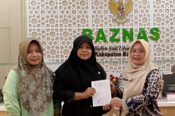 UPZ Mushola An-Nur Rejasari Salurkan Donasi Bencana Melalui BAZNAS Banyumas