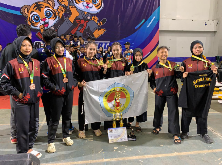 KKO SMAN 1 Kroya Raih Sejumlah Medali di Ajang Pencak Silat Nasional