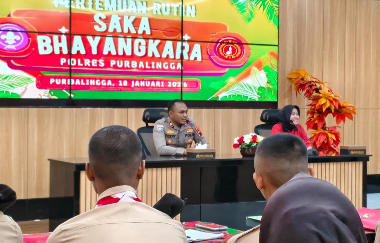 Kasatbinmas Polres Purbalingga Beri Pesan Saka Bhayangkara