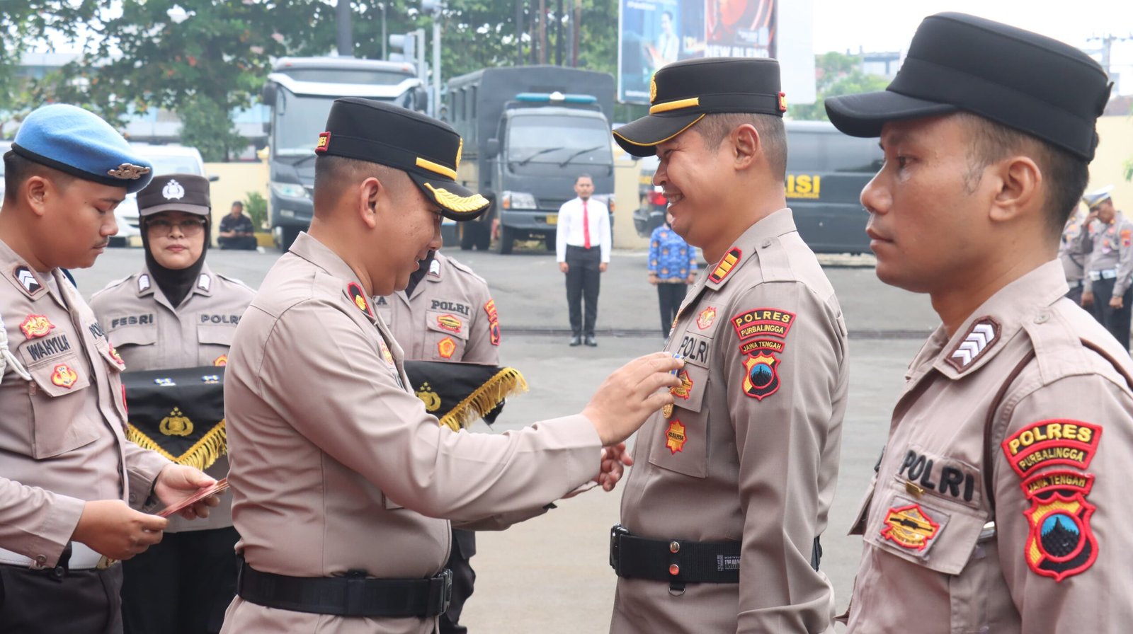 Polres Purbalingga Peringati Hari Kesadaran Nasional, 65 Personel Terima Satya Lencana Pengabdian