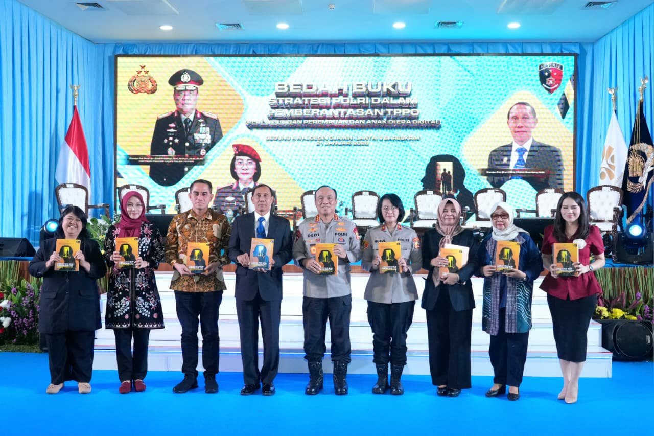 Wakapolri Buka Strategi dan Dinamika Penanganan TPPO Lewat Peluncuran dan  Bedah Buku