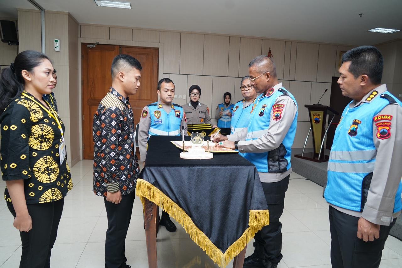 Polda Jateng Gelar Penandatanganan Pakta Integritas Seleksi SIPSS 2026, Tegaskan Komitmen Rekrutmen Bersih dan Transparan