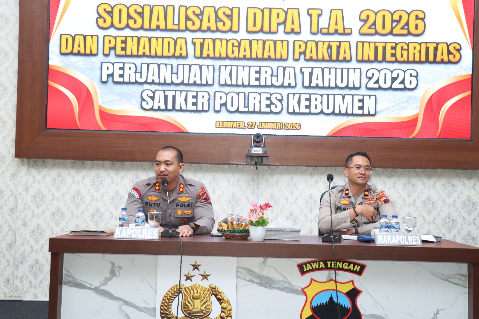 Alami Penajaman, Anggaran Polres Kebumen 2026 Turun 4,28 Persen