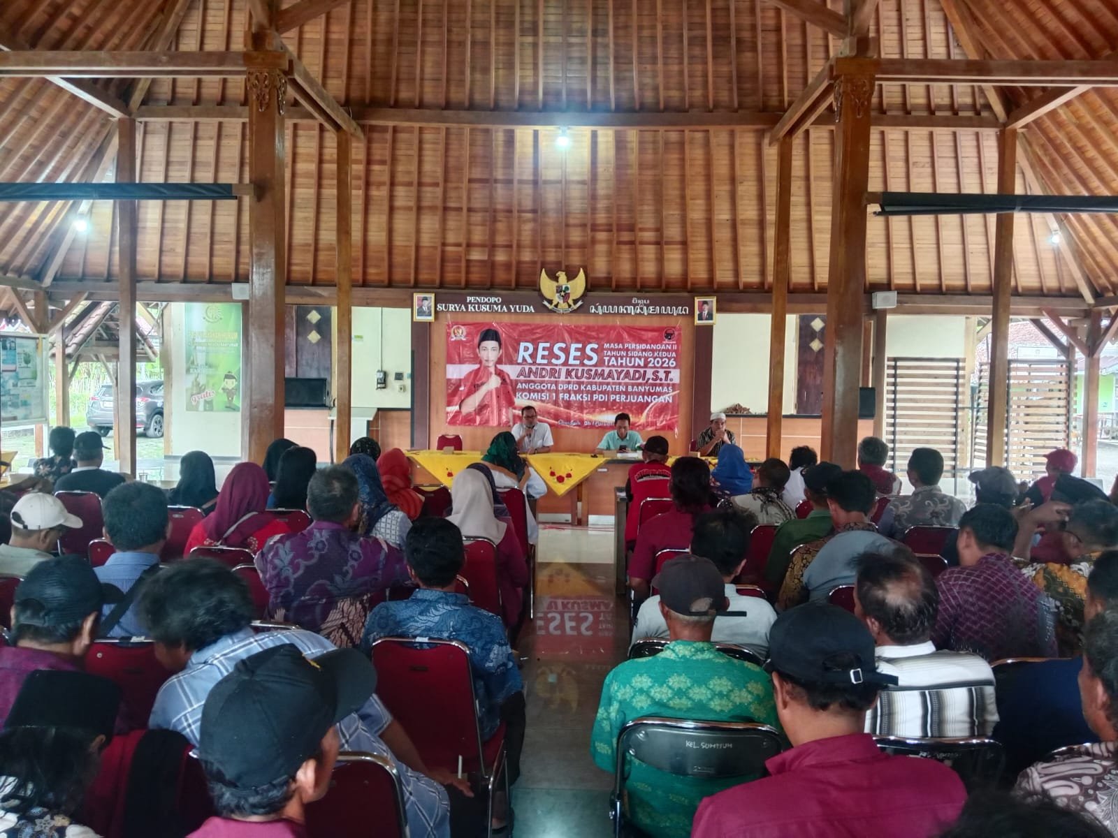Andri Kusmayadi Gelar Reses di Sumpiuh, Tekankan Soliditas Kader dan Gotong Royong