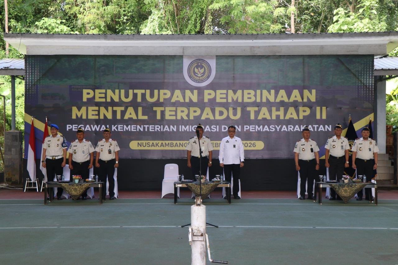 Kemenimipas Tutup Pembinaan Mental Tahap II Pegawai di Nusakambangan