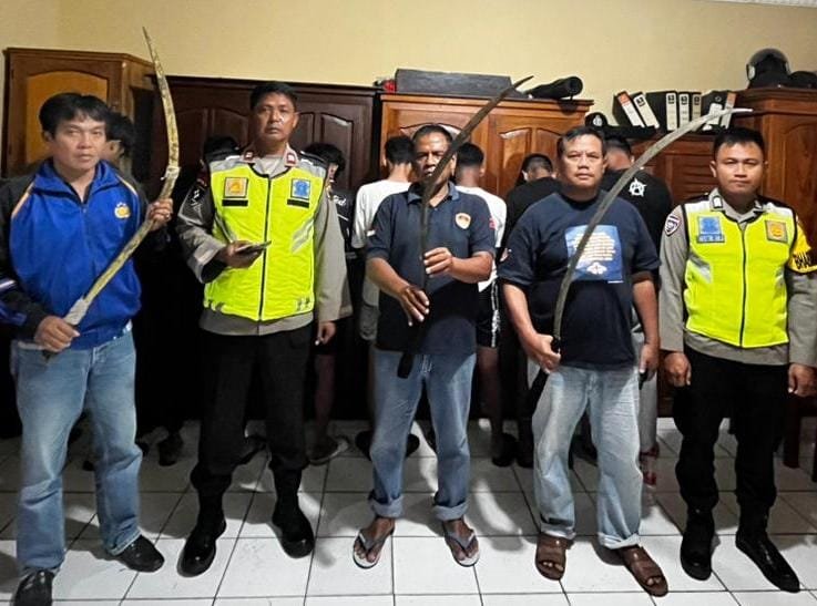 Konvoi Bersenjata Tajam, Tujuh Remaja Diamankan Polisi di Buayan Kebumen