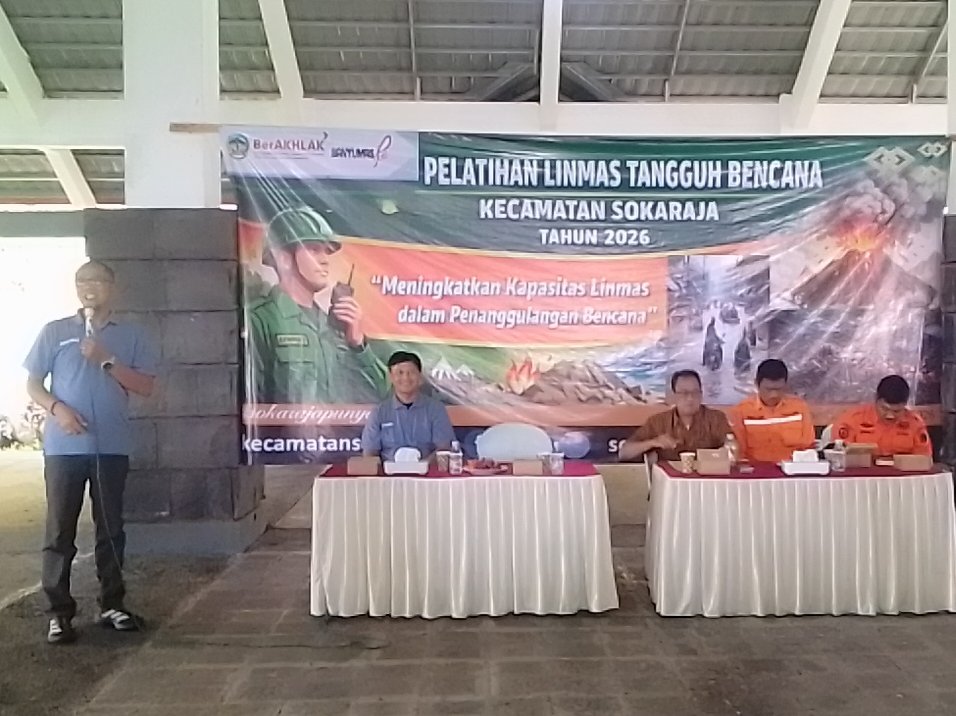 Antisipasi Bencana, Linmas se-Sokaraja Ikuti Pelatihan Khusus dari BPBD Banyumas