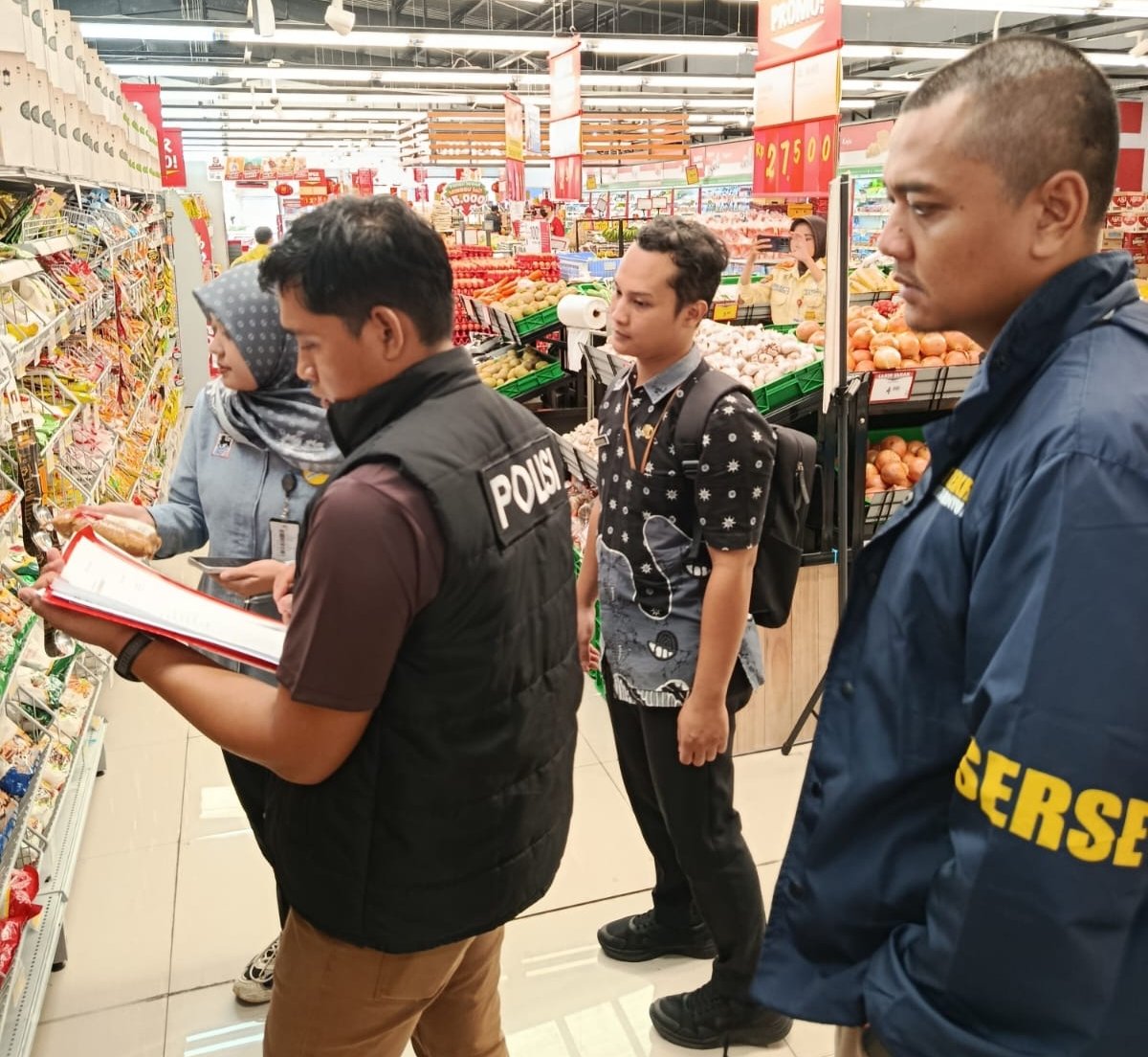 Satgas Saber Polresta Banyumas Sidak Pasar Jelang Ramadan, Harga Bapok Terpantau Stabil