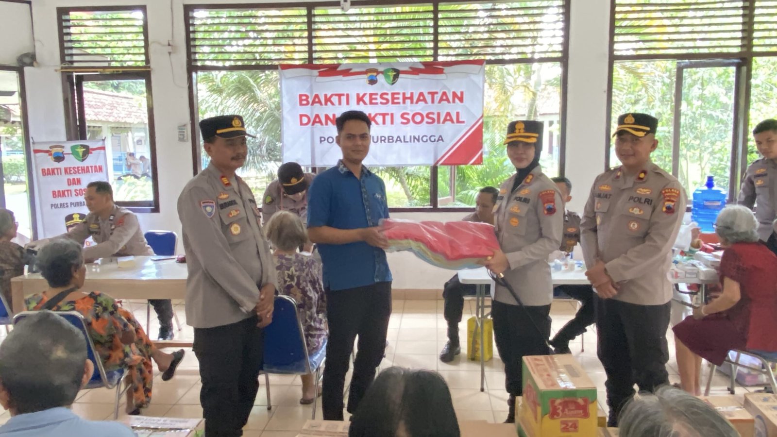 Lansia Panti Wreda Dapat Pemeriksaan Gratis dari Polres Purbalingga