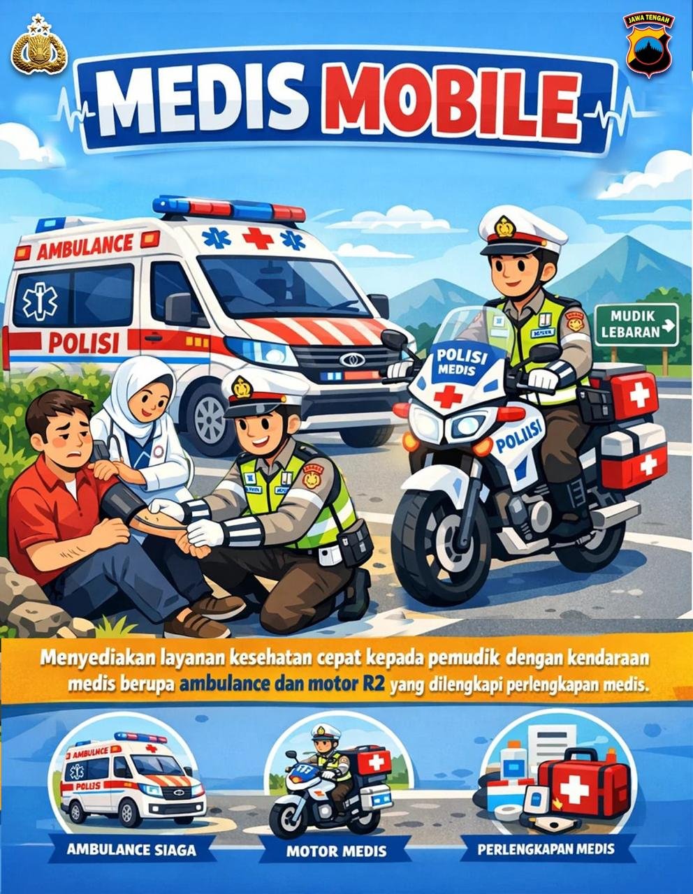 Polres Purbalingga Siapkan Layanan Humanis untuk Pemudik, dari Wifi Gratis hingga Bengkel Siaga