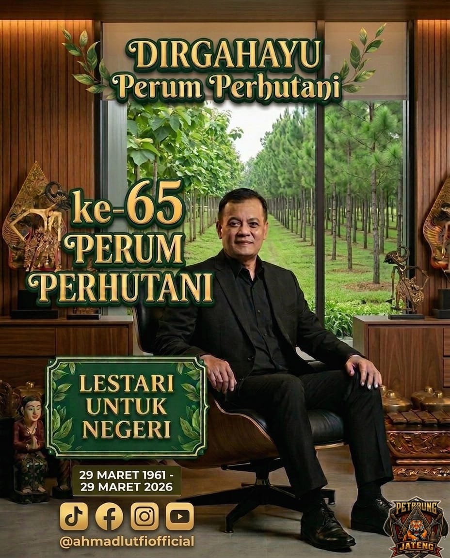 Gubernur Ahmad Luthfi Soroti Urgensi Penghijauan di HUT Perhutani ke – 65