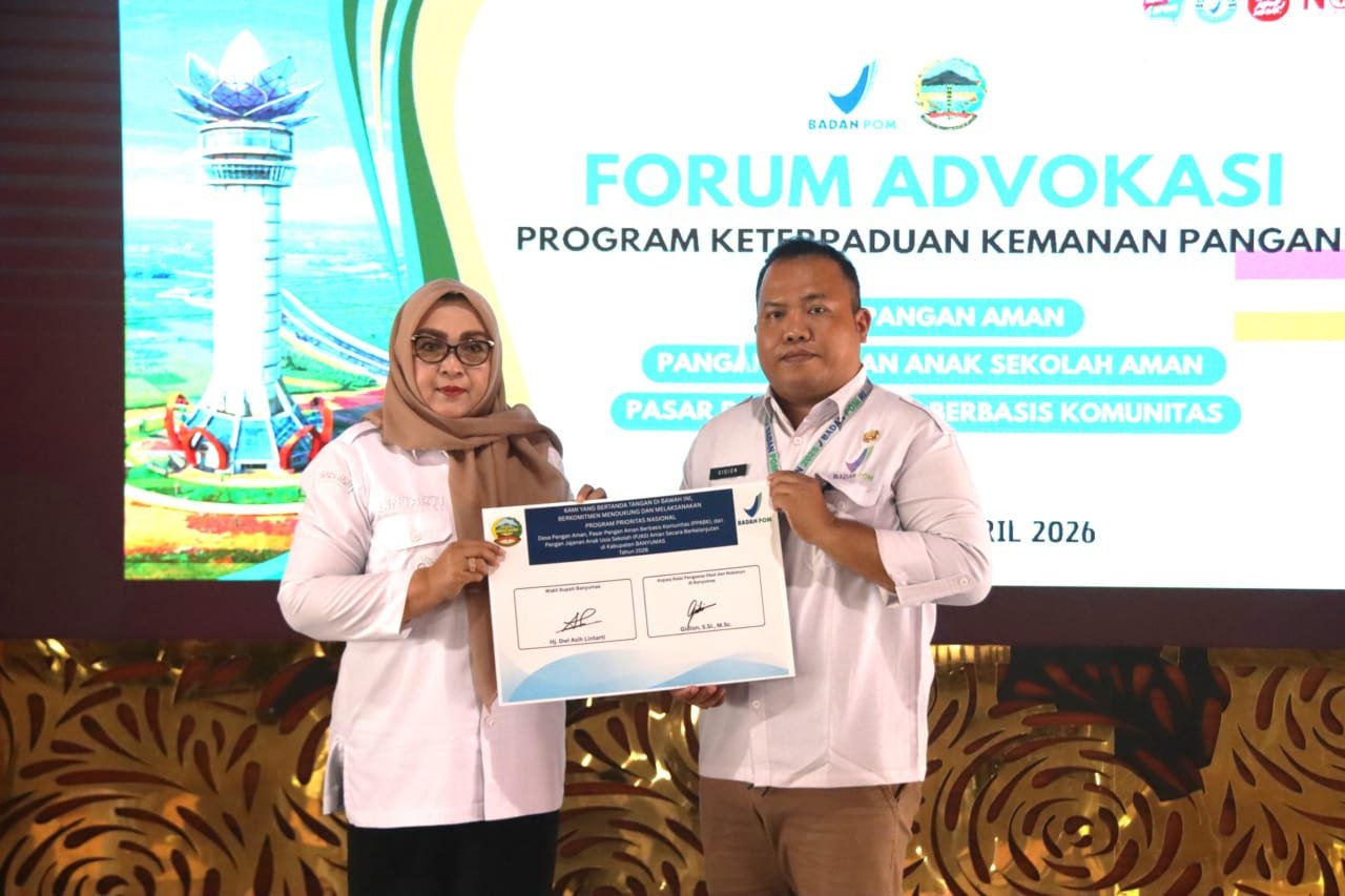 Wabup Lintarti Dukung Balai POM Banyumas Wujudkan Keamanan Pangan Terpadu