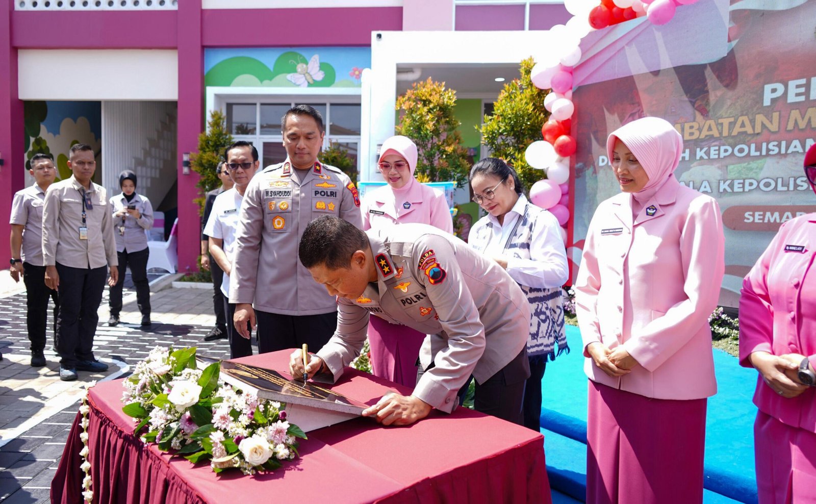 Kapolda Jateng Resmikan Jembatan Merah Putih Presisi di Jabungan, Mobilitas Warga Kembali Lancar