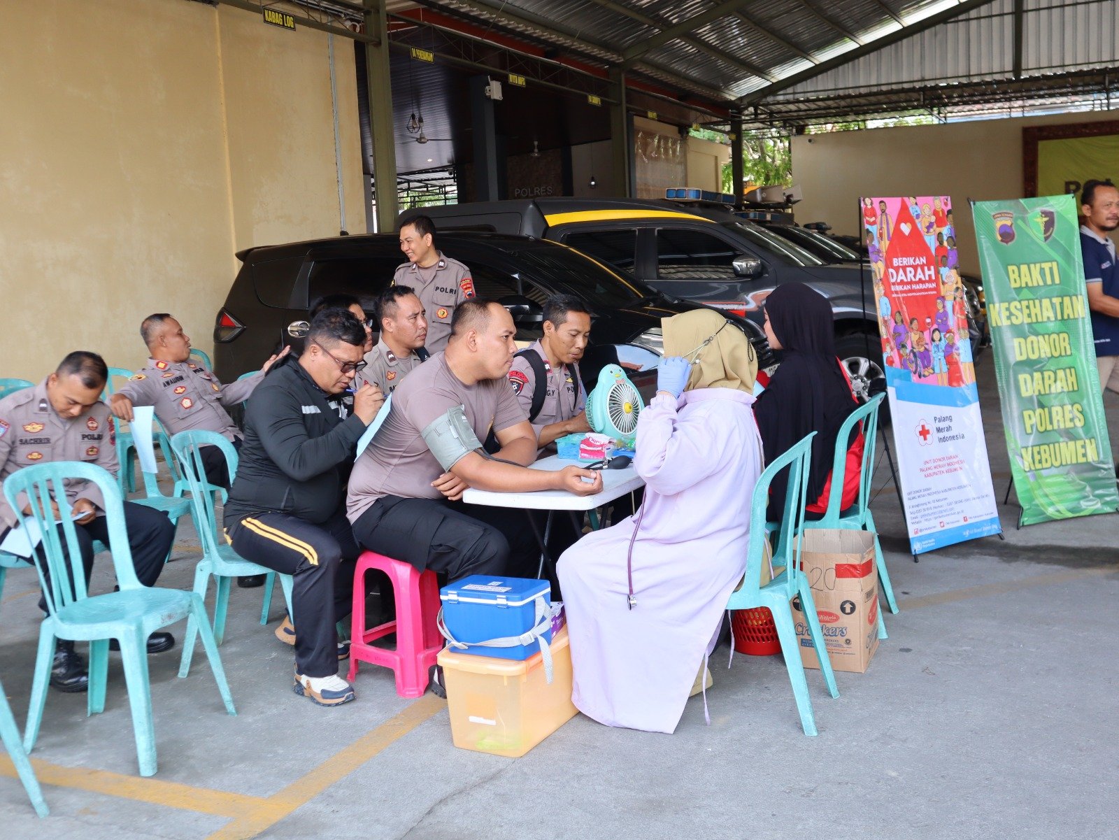Polres Kebumen Gelar Donor Darah Rutin, Puluhan Peserta Lolos Screening