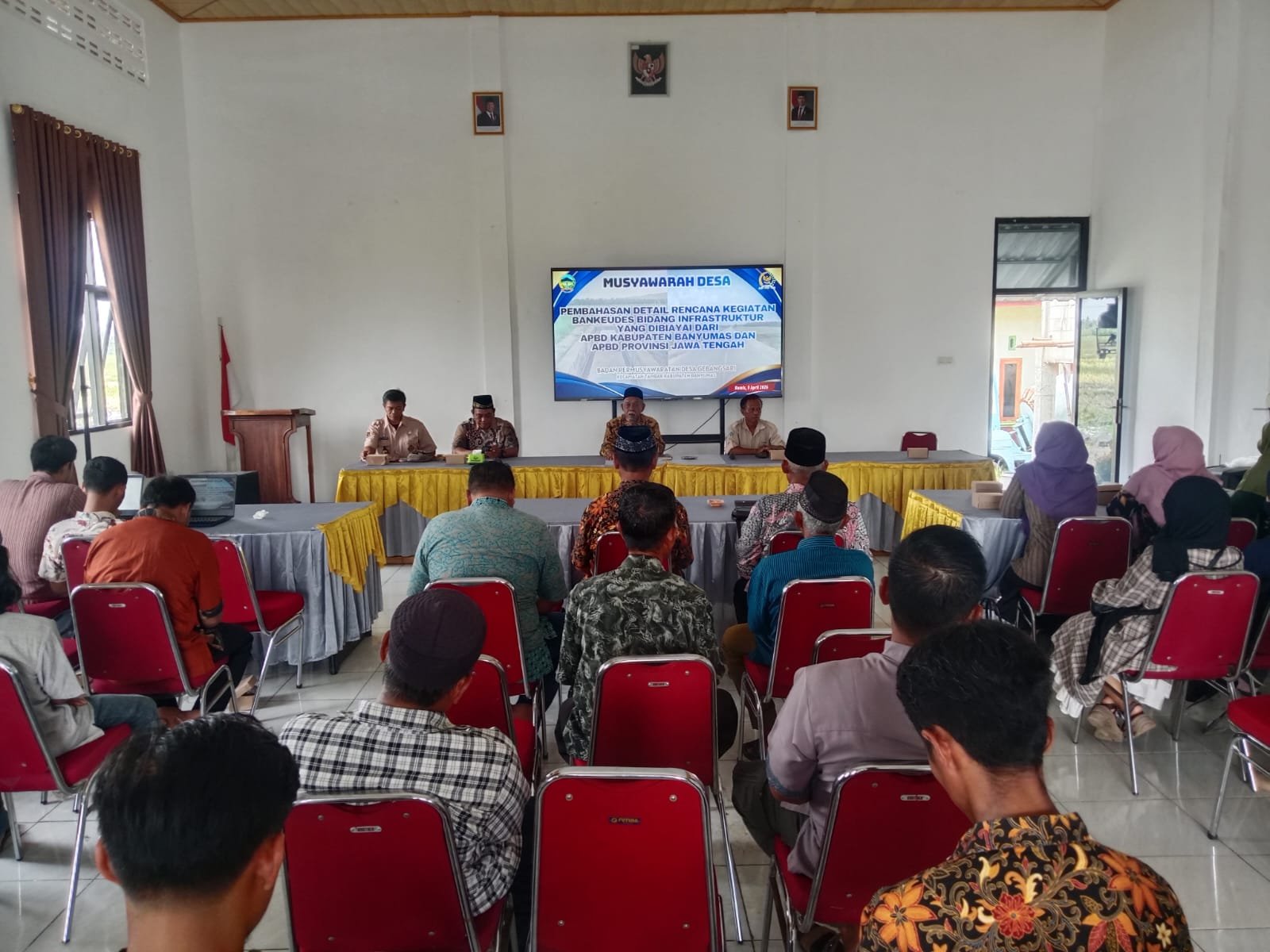 Musyawarah Desa Gebangsari Bahas Detail Rencana Infrastruktur dari APBD Kabupaten dan Provinsi
