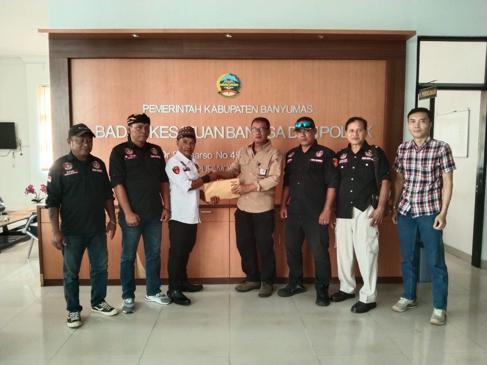 Resmi Diterima Bakesbangpol, DPC Squad Nusantara Banyumas Siap Kawal Kondusivitas dan Dukung Program Daerah
