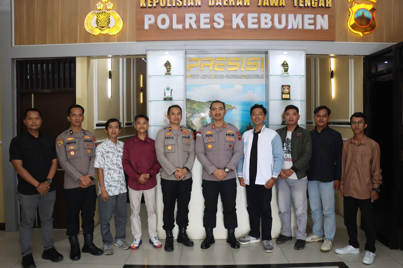 BEM PTNU dan BEM Kebumen Silaturahmi ke Kapolres, Bahas Isu Narkotika