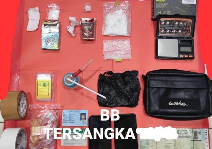 Polresta Banyumas Bongkar Peredaran Sabu 36,64 Gram, Pengedar Asal Purbalingga Ditangkap