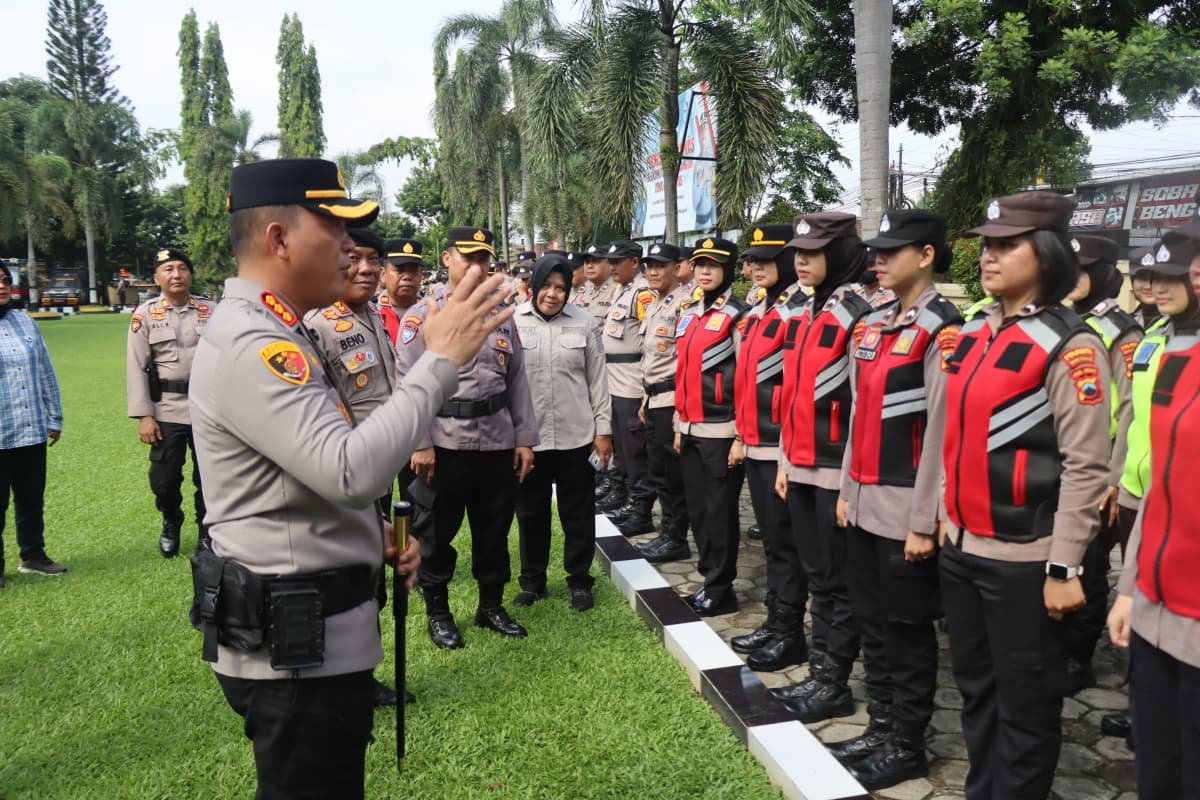 Kapolresta Banyumas Pimpin Apel Kesiapan Kontingensi, Pastikan Personel dan Peralatan Siap Digerakkan