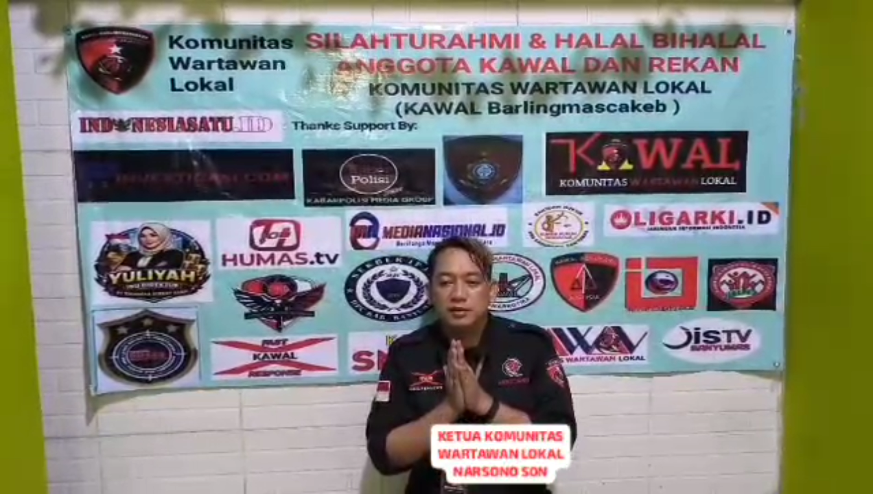 Komunitas Wartawan Lokal Gelar Halal Bihalal di Banyumas, Tekankan Profesionalisme Jurnalistik