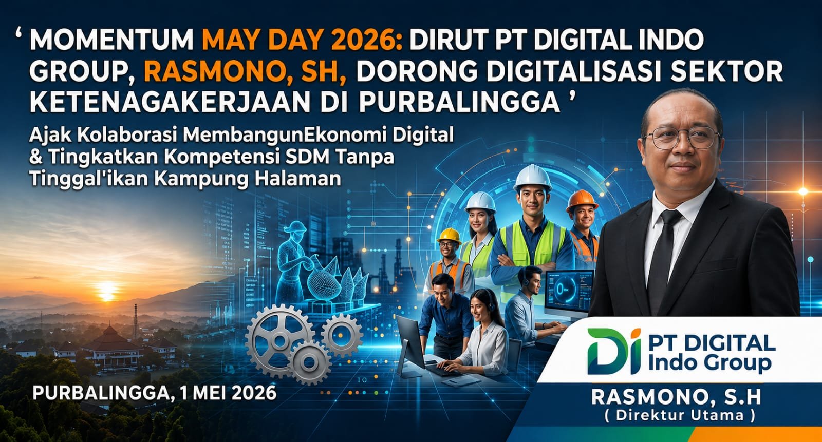 May Day 2026 Jadi Titik Evaluasi, Rasmono Dorong Adaptasi Tenaga Kerja