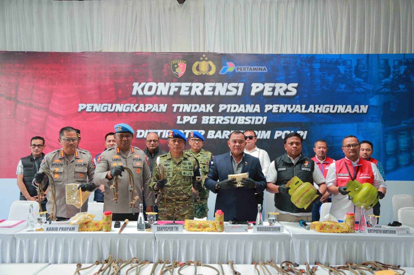 Bareskrim Bongkar Mafia LPG Subsidi di Klaten, Negara Dirugikan Rp.6 Miliar