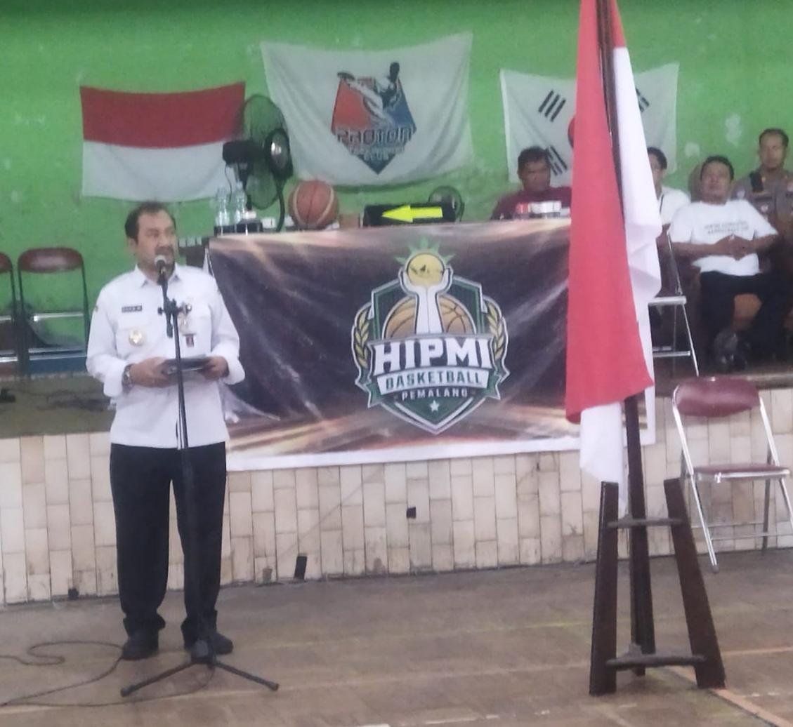HIPMI Pemalang Gelar Turnamen Basket 2026, Bupati Anom: Jadi Ruang Tumbuh Generasi Muda dan UMKM