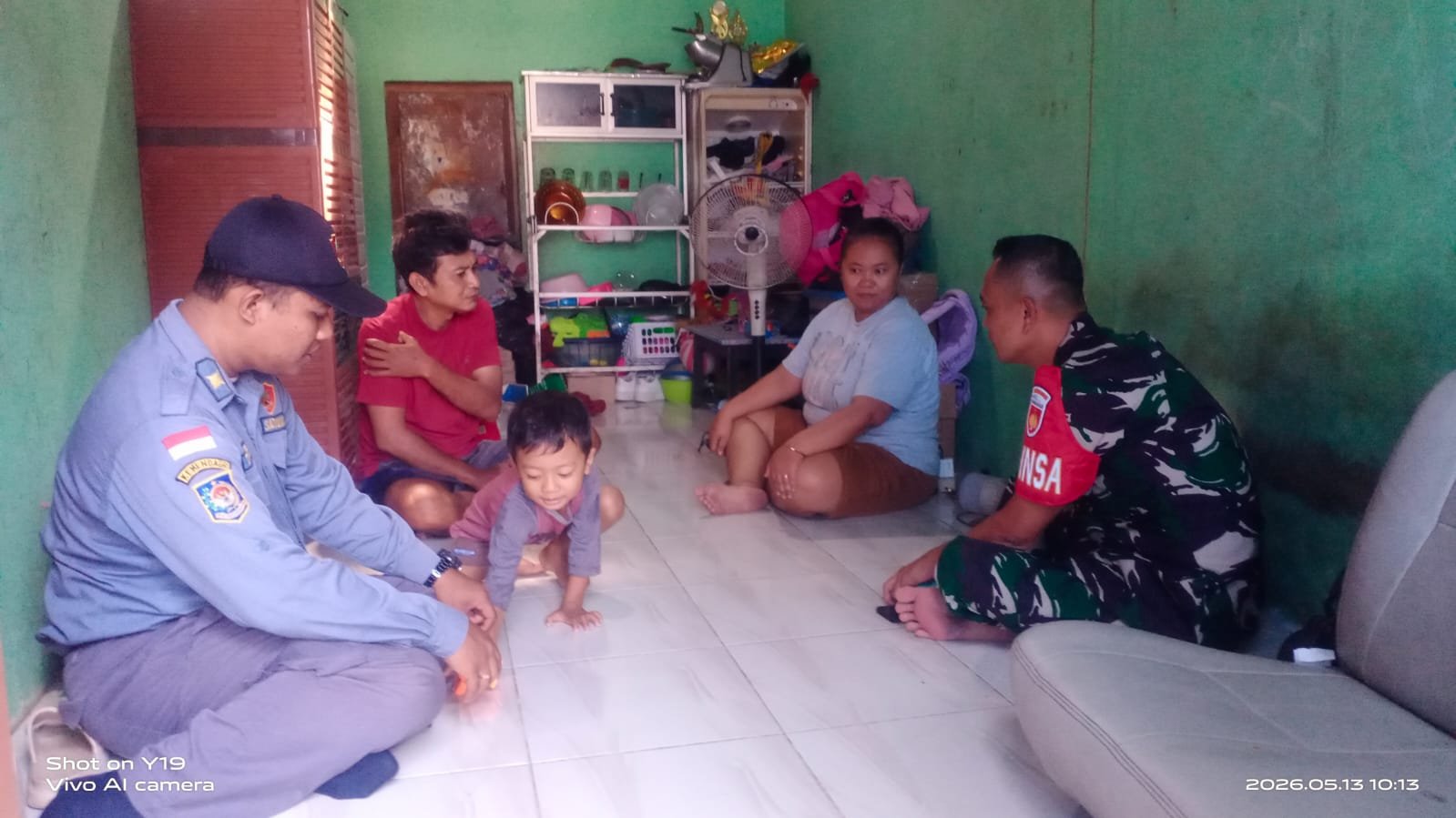 Babinsa Serengan Perkuat Kedekatan Warga, Deteksi Dini Gangguan Wilayah Digencarkan