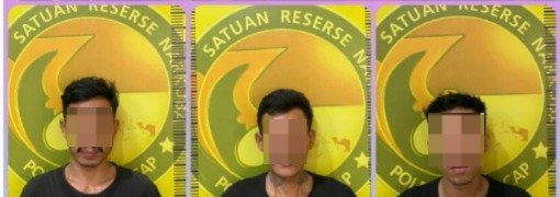 Modus Baru Guncang Cilacap! Sabu Ditanam di Sawah, Tiga Pengedar Lintas Wilayah Dibekuk Polisi