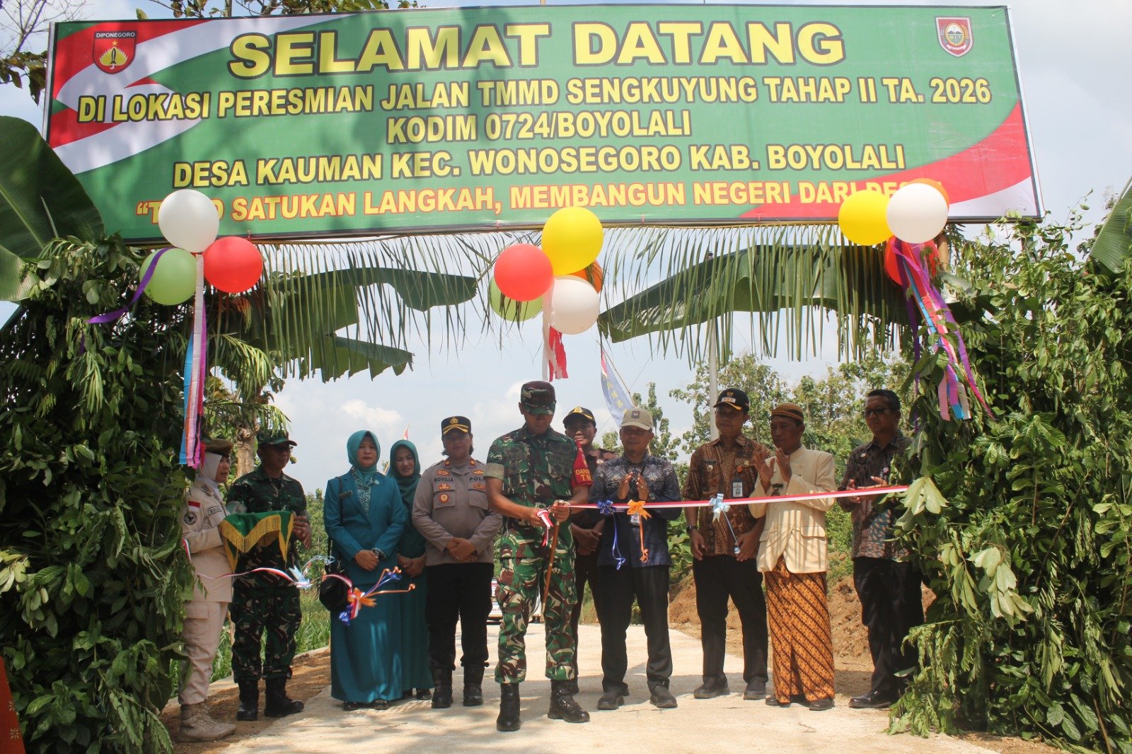 TMMD Ditutup, Kolaborasi TNI dan Warga Perkuat Pembangunan Desa di Boyolali