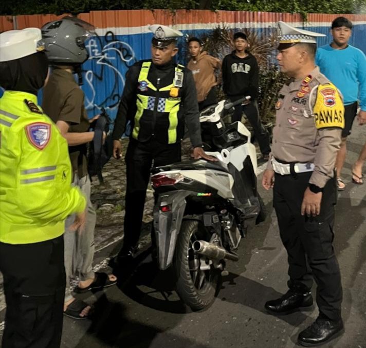 Satlantas Polresta Banyumas Tindak 26 Pelanggar Knalpot Brong