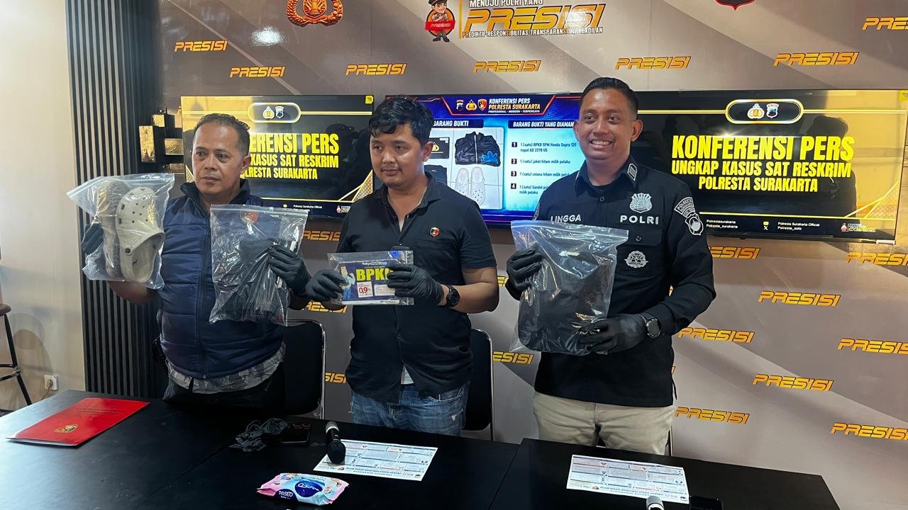 Berbekal CCTV, Polresta Surakarta Ungkap Curanmor di Pasar Kliwon