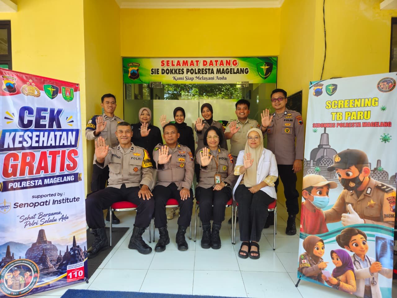 Ribuan Bhabinkamtibmas Jalani Skrining TB Paru, Polda Jateng Siapkan Garda Terdepan Perangi Tuberkulosis