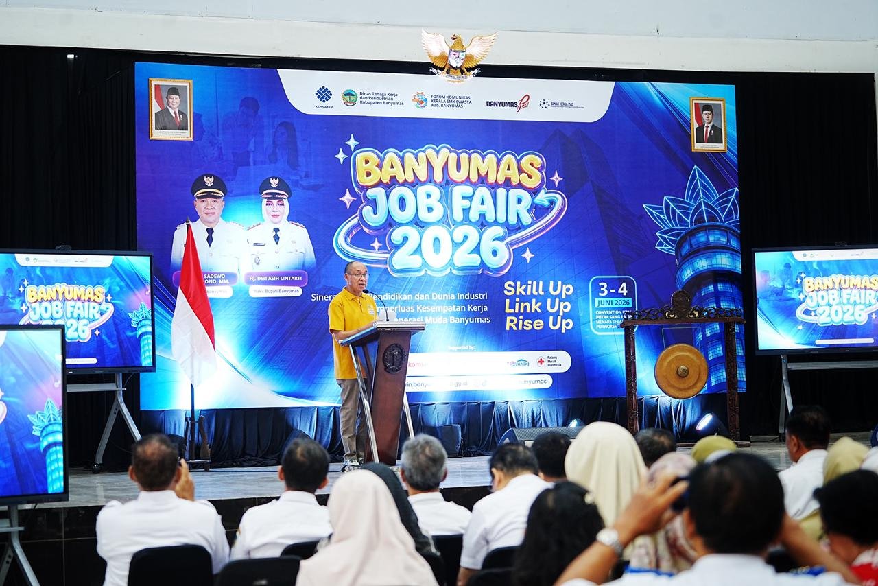 Banyumas Buka Ribuan Peluang Kerja, Job Fair 2026 Hadirkan Hampir 3.000 Lowongan dari 59 Perusahaan