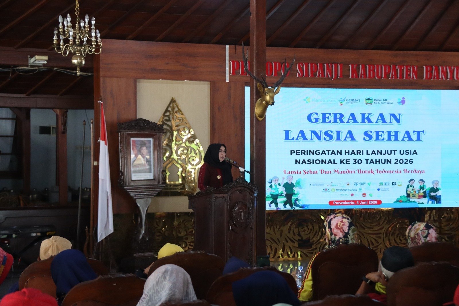 Wabup Lintarti Gaungkan Banyumas Ramah Lansia, Gerakan Lansia Sehat Jadi Momentum Perkuat Kepedulian Bersama