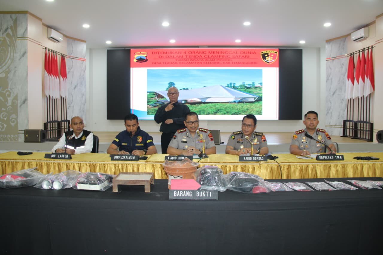 Terungkap! Misteri Tewasnya Satu Keluarga di Glamping Posong, Polda Jateng Pastikan Akibat Keracunan Karbon Monoksida