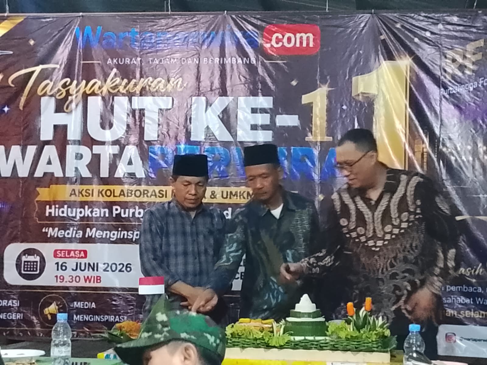 HUT Ke-1 Warta Perwira, Dorong Sinergi Media dan UMKM untuk Perkuat Ekonomi Purbalingga