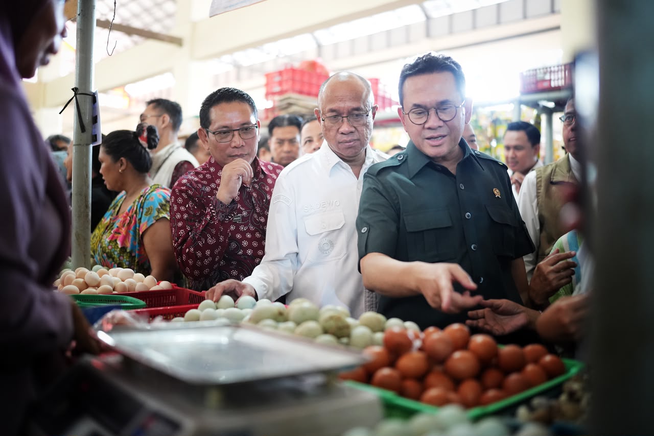 Mendag Sidak Pasar Manis Purwokerto, Pastikan Harga Pangan Terkendali dan Pasokan Aman