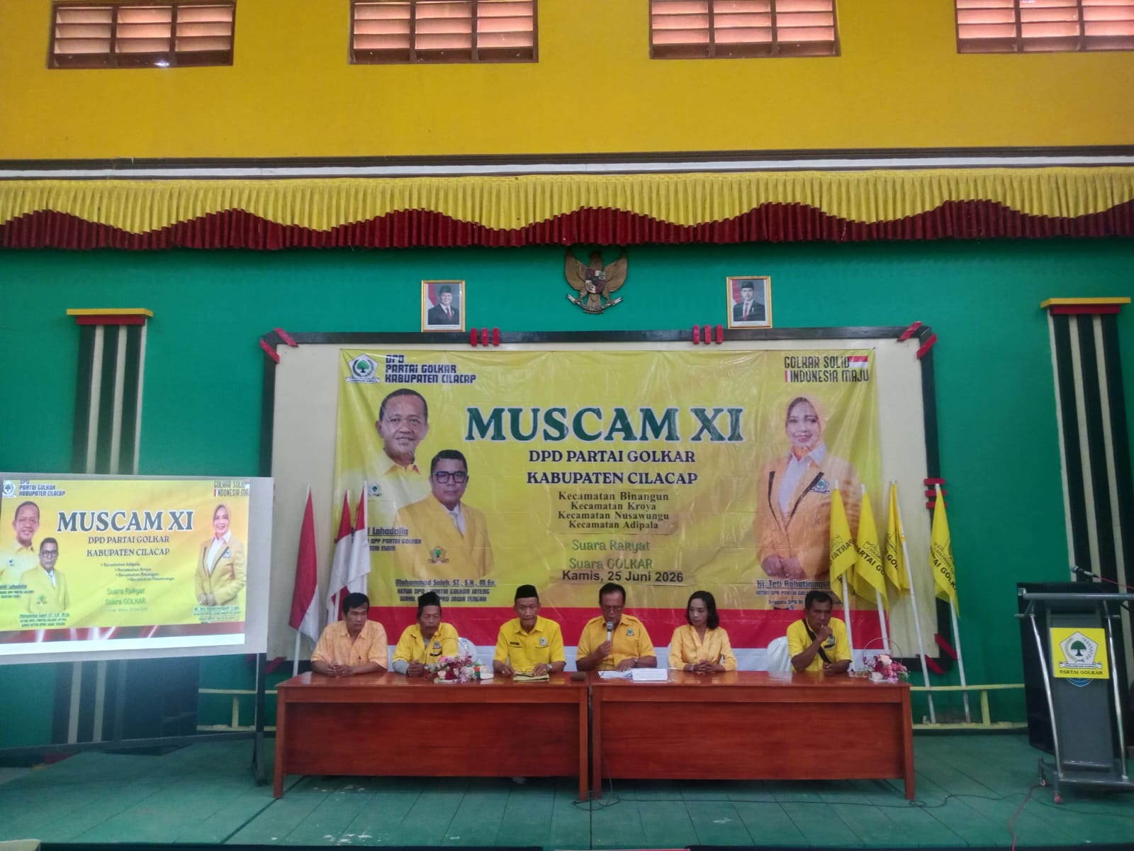 Muscam XI Golkar Dapil 5 Cilacap, Teti Rohatiningsih Serukan Soliditas dan Pengabdian untuk Rakyat