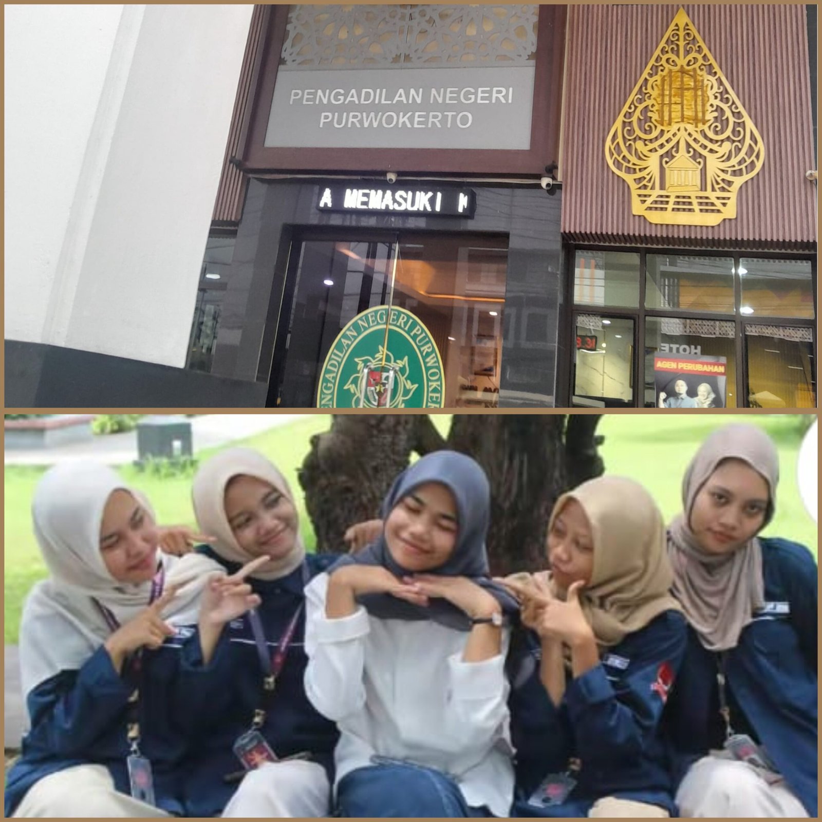 Mahasiswa Hukum UHB Saksikan Sidang Perdata Bank Mandiri di PN Purwokerto