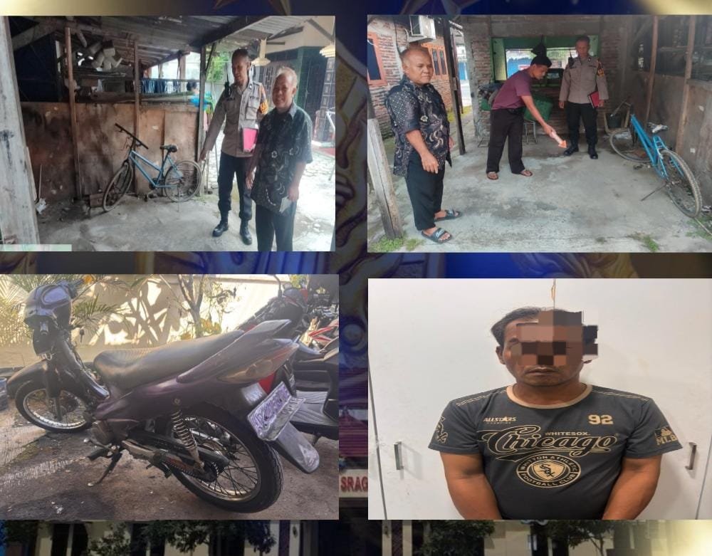Residivis 5 Kali Dipenjara Kembali Beraksi, Polisi Bongkar Kasus Curanmor di Sragen dan Sita Motor Curian