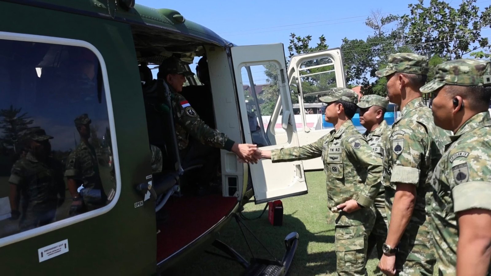Dandim Kendal Sambut Menhan Tinjau Kesiapan Operasional Yonif TP 935/Satria Bahurekso